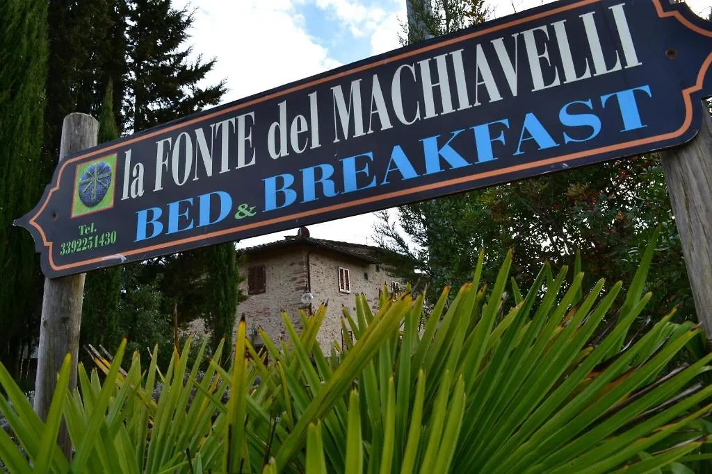 Country house B&B La Fonte Del Machiavelli